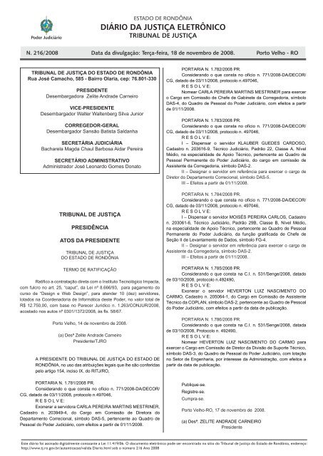 Mais de 5 mil servidores do Governo de Rondônia com situações pendentes e  reprovados devem fazer atualização cadastral até 31 de julho -  Procuradoria-Geral do Estado de Rondônia