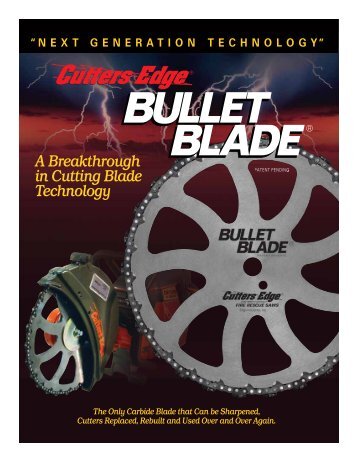 The BULLET BLADE - Cutters Edge