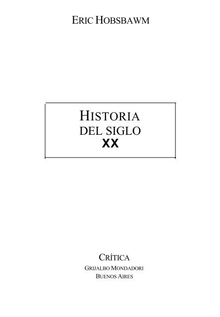Historia del Siglo XX - Biblioteca Virtual en Salud