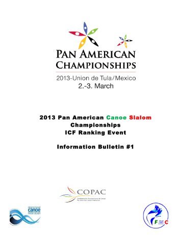 2013 Pan American Canoe Slalom Championships ICF Ranking ...