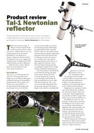 Astronomy Now magazine review for TAL-1 - Optical Vision Ltd