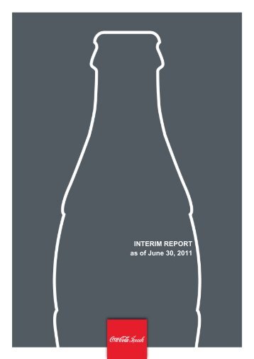 INTERIM REPORT as of June 30, 2011 - Coca Cola İçecek