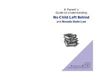 No Child Left Behind - Washoe County School District