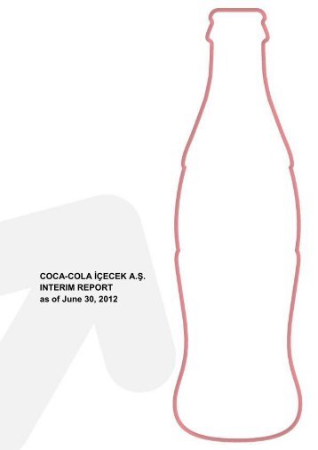 COCA-COLA İÇECEK A.Ş. INTERIM REPORT as of June 30, 2012