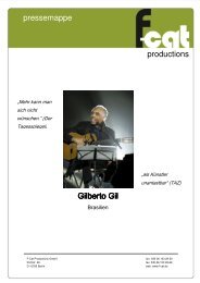 Vorlage Deckblatt Pressemappe - F-Cat Productions