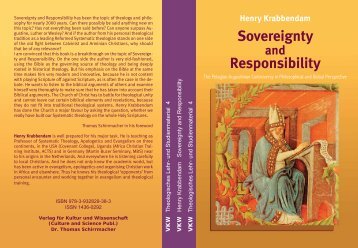 Sovereignty Responsibility - World Evangelical Alliance