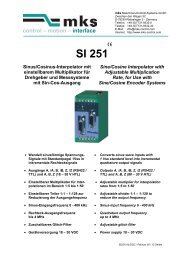 Motrona SI251(sin/cos-Interpolator) - Schlaps GmbH