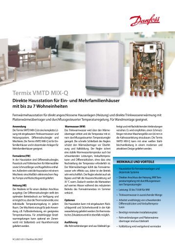Termix VMTD MIX-Q - Danfoss GmbH