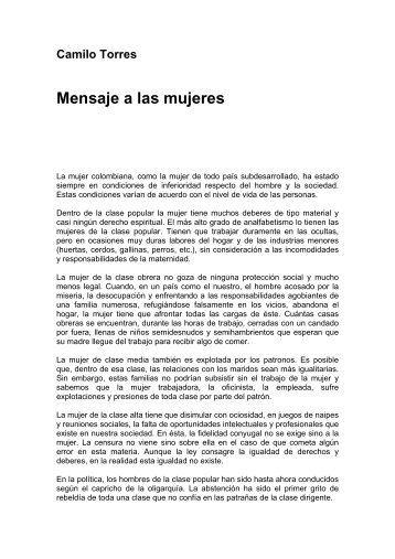 Mensaje a las mujeres