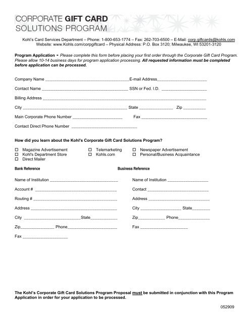 Kohl's Card Security Code Changes