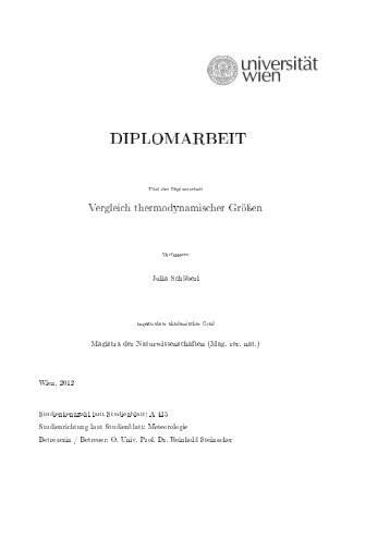 DIPLOMARBEIT - UniversitÃ¤t Wien