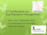 Verslag Symposium over zwerfdieren populatie management en ...