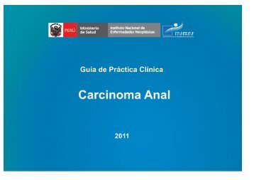 Carcinoma Anal - Instituto Nacional de Enfermedades NeoplÃ¡sicas