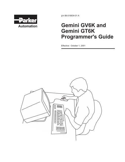 Gemini GV6K and Gemini GT6K Programmer's Guide