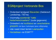 EGMproject Verbrande Bos - VeldwerkPlaatsen