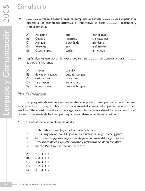 Lenguaje y Comunicación - Prepara la PSU