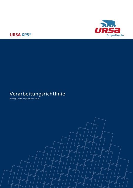 Verarbeitungsrichtlinie (PDF 75 KB) - URSA Home Page
