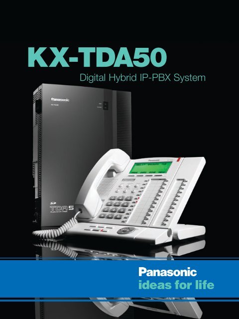 KX-TDA 50 Brochure - Kingtechnologies.com