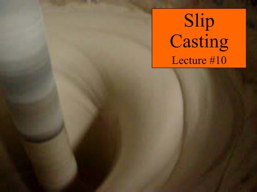 Slip Casting - Alfred's Clay Store