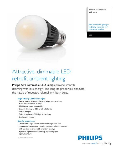 Philips ambient 2024 light bulb