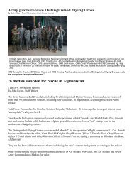 28 medals awarded for rescue in Afghanistan - US Army Warrant ...