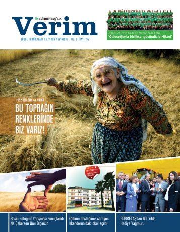 Verim_32_Haziran2013 - Gübre Fabrikaları T.A.Ş.