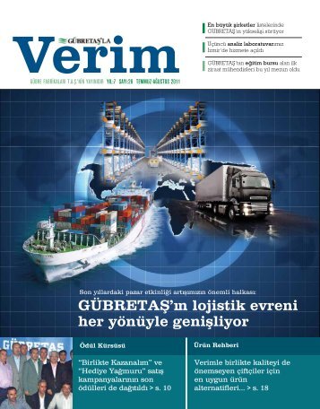 Verim_26 _ TemmuzAgustos2011 - Gübre Fabrikaları T.A.Ş.