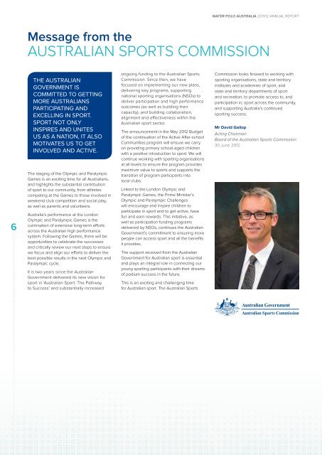 2011-12 Annual Report - Australian Water Polo Inc