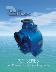 PCT Series Self Priming Trash Handling Pump - Motion Industries