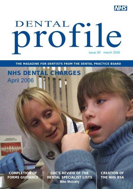 Dental Profile Issue 50 March 06 Nhs Business Services