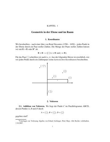 Geometrie in der Ebene und im Raum