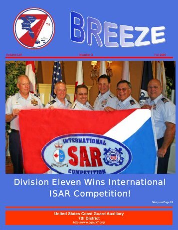 Division Eleven Wins International ISAR ... - USCGAUX District 7