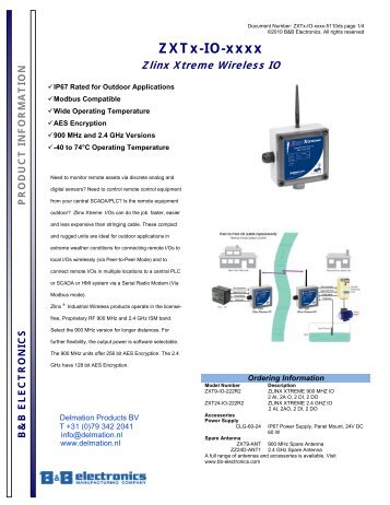 ZXTx-IO-xxxx - Delmation
