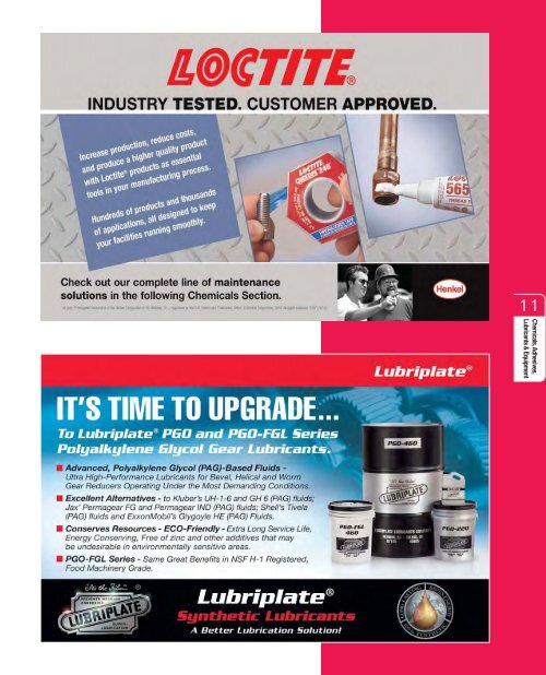 Chemicals, Adhesives, Lubricants & Equipment - Motion Industries