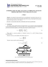 introduction of the analytical turbulent velocity profile between two ...