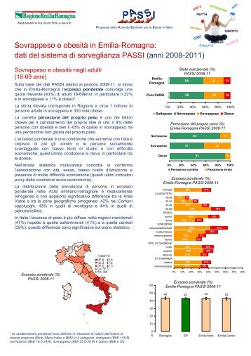Sovrappeso e obesitÃ  in Emilia-Romagna: dati del ... - EpiCentro