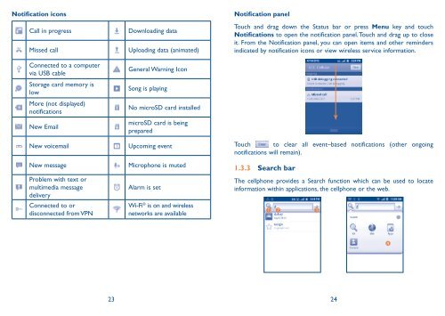 Alcatel One Touch Premiere Manual - US Cellular