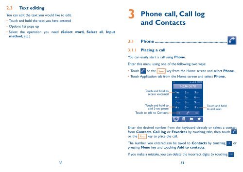 Alcatel One Touch Premiere Manual - US Cellular