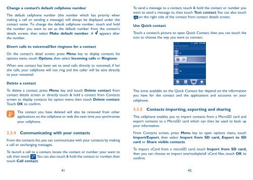 Alcatel One Touch Premiere Manual - US Cellular