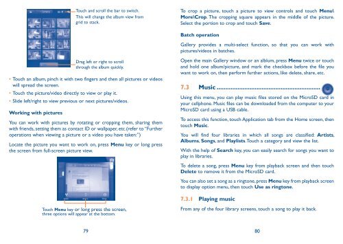 Alcatel One Touch Premiere Manual - US Cellular