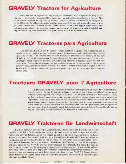 GRAVELY Tractors for Agriculture - StevenChalmers.com