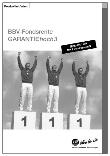 BBV-Fondsrente GARANTIEhoch3 - die Bayerische