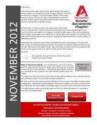 The ALS Association, Greater Sacramento Chapter November 2012 ...