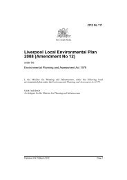 Liverpool Local Environmental Plan 2008 ... - NSW Legislation