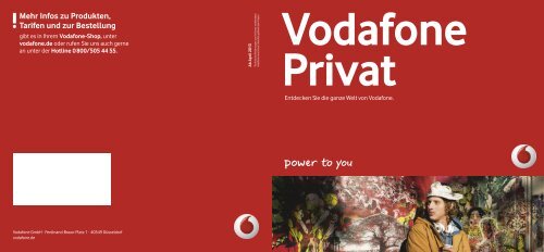 Mehr Infos Zu Produkten Tarifen Und Zur Bestellung Vodafone