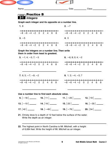 3-1 Practice B.pdf - MrWalkerHomework