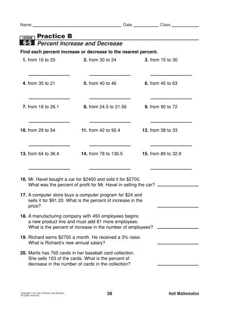 6-5 Practice B cc.pdf - MrWalkerHomework