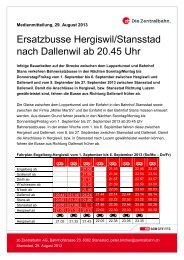 130829 Bahnersatzbusse Hergiswil-Dallenwil - Zentralbahn
