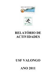 RELATÃ“RIO DE ACTIVIDADES - USF Valongo
