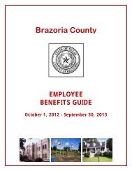 Employee Benefit Guide - Brazoria County